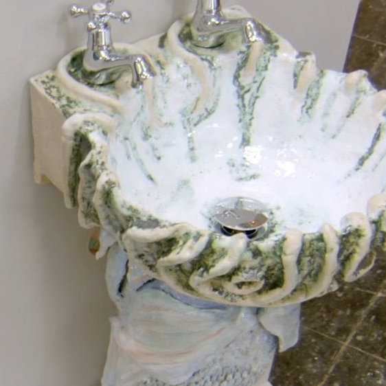 great pottery throwdown 2021 -  Adam's sink